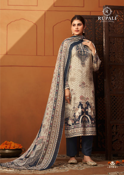 Raveena Vol 2 Rupali Pure Viscose Muslin Karachi Salwar Suits Wholesale Price