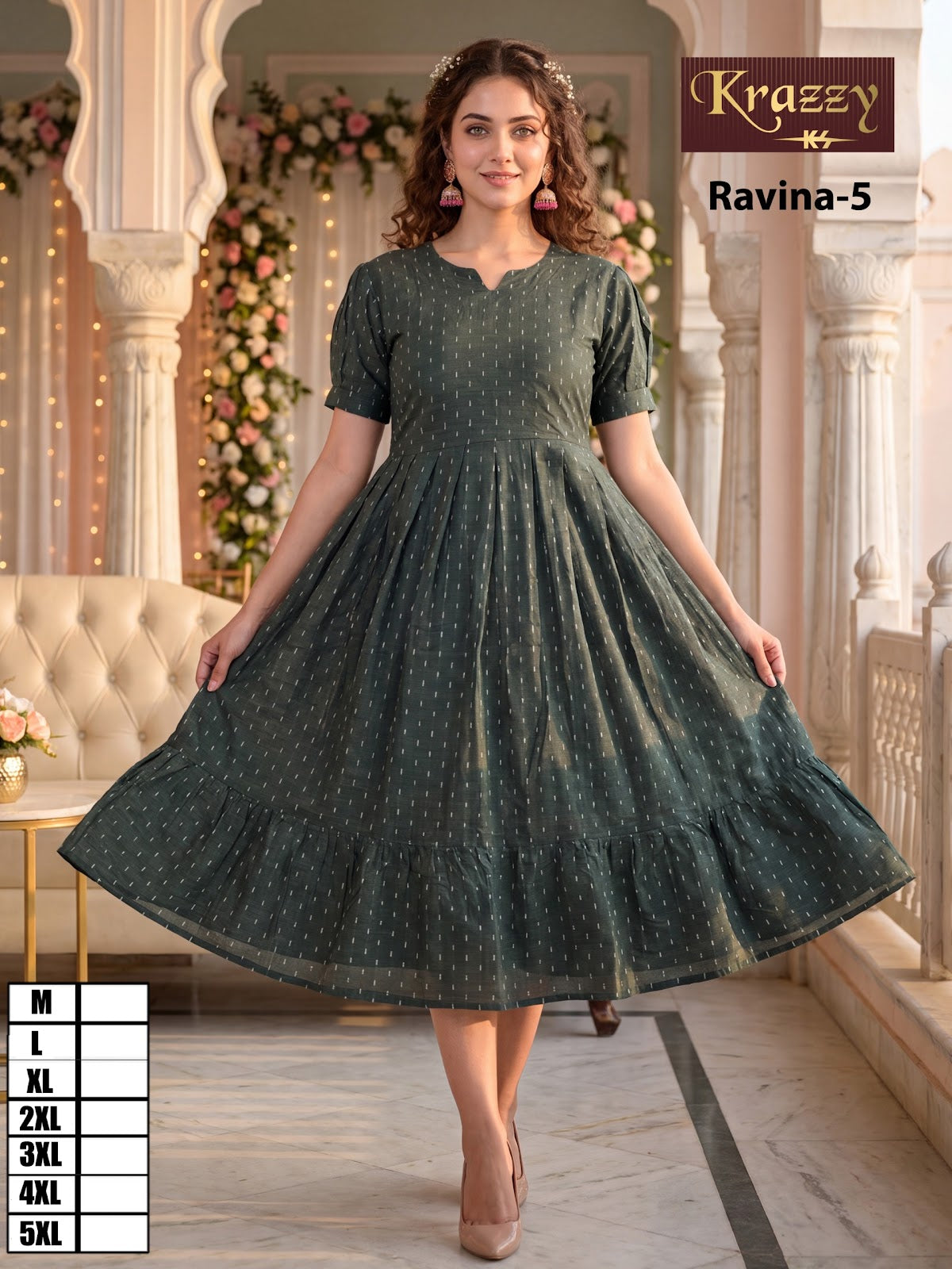 Ravina Kanha Anarkali Kurtis Wholesale Price