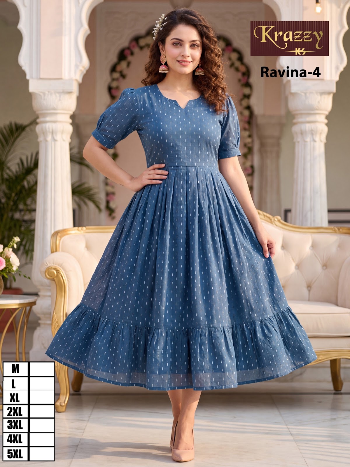 Ravina Kanha Anarkali Kurtis Wholesale Price