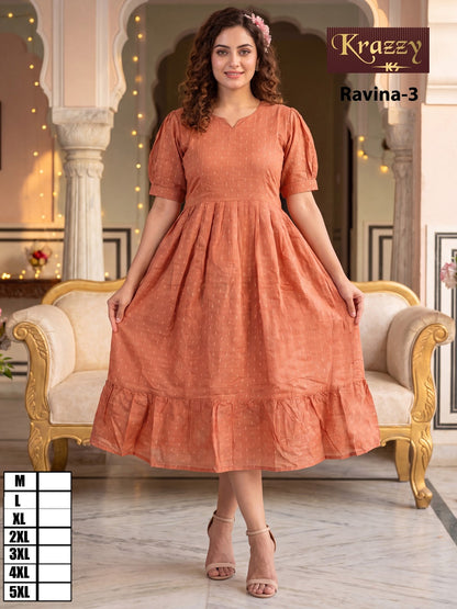 Ravina Kanha Anarkali Kurtis Wholesale Price
