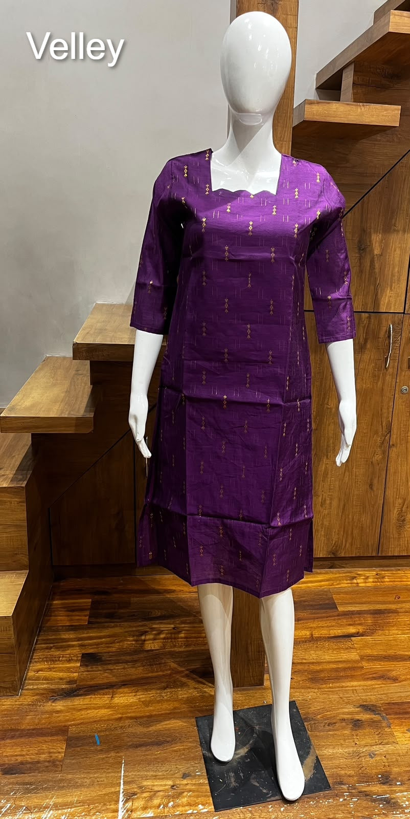 Raw Silk 2109 Velley Knee Length Kurtis Manufacturer