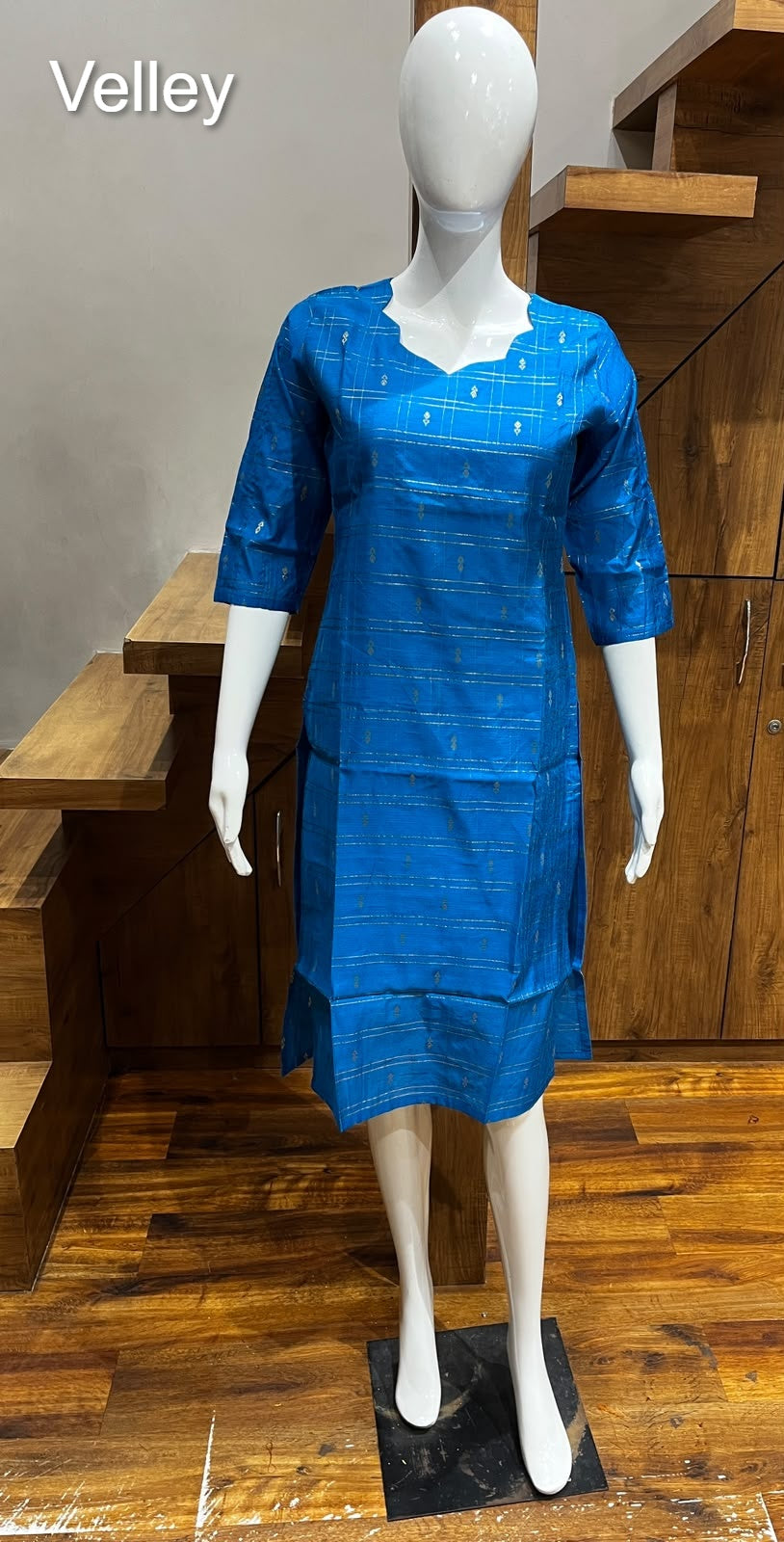 Raw Silk 2109 Velley Knee Length Kurtis Manufacturer