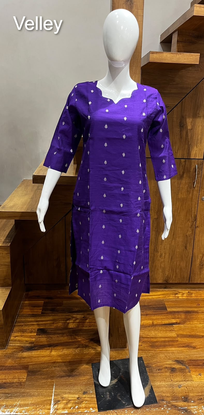 Raw Silk 2109 Velley Knee Length Kurtis Manufacturer