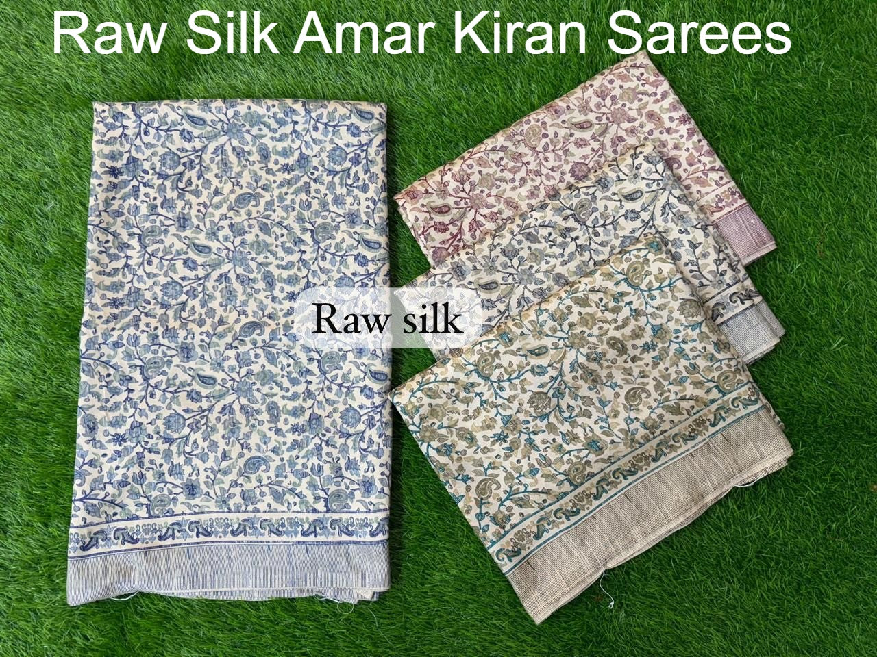 Raw Silk Amar Kiran Sarees Wholesale Rate