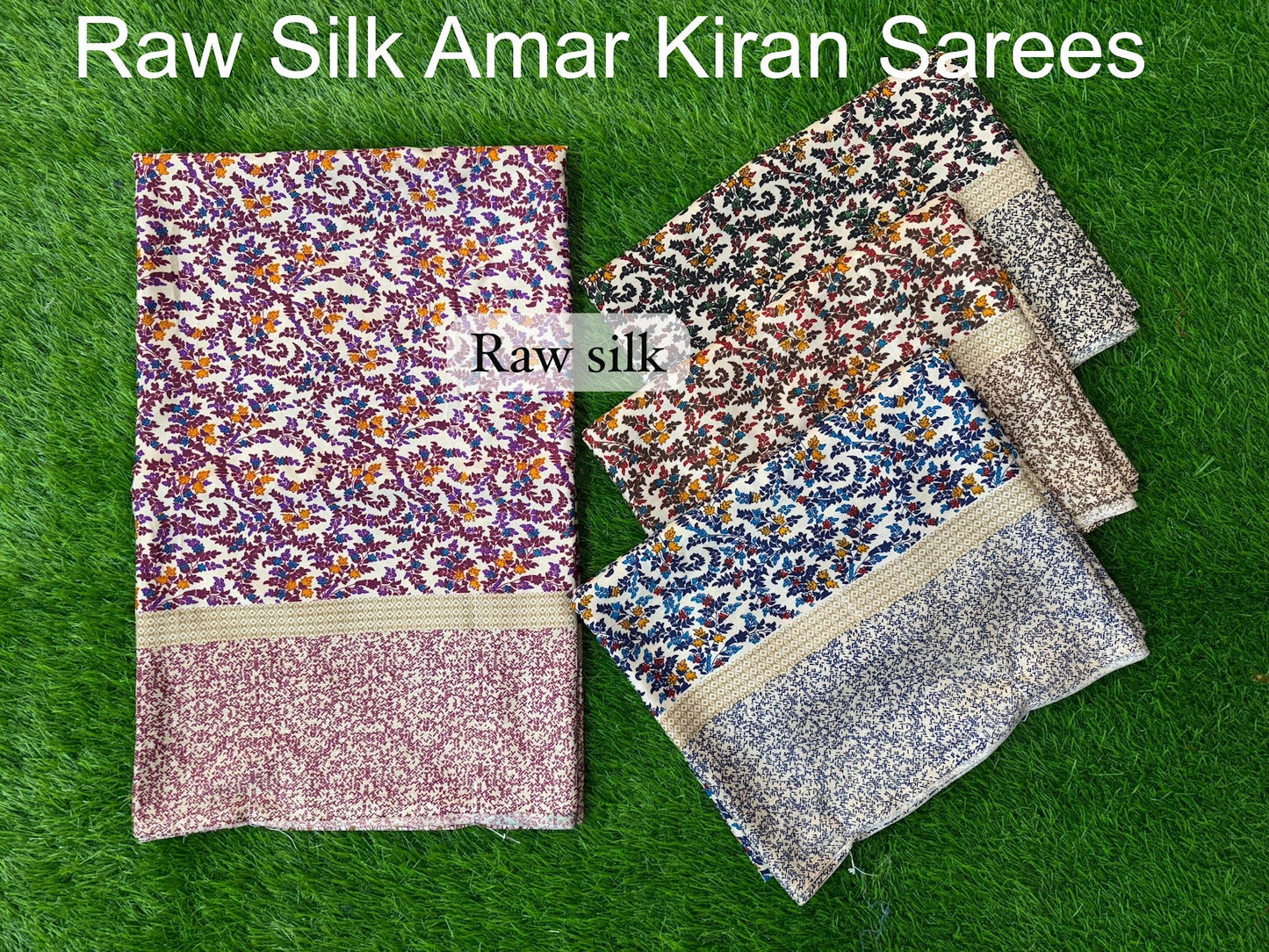 Raw Silk Amar Kiran Sarees Wholesale Rate