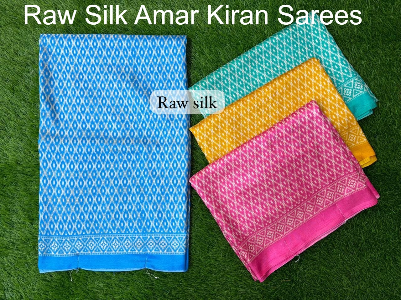 Raw Silk Amar Kiran Sarees Wholesale Rate
