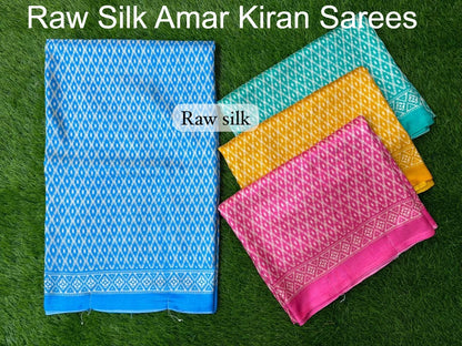 Raw Silk Amar Kiran Sarees Wholesale Rate