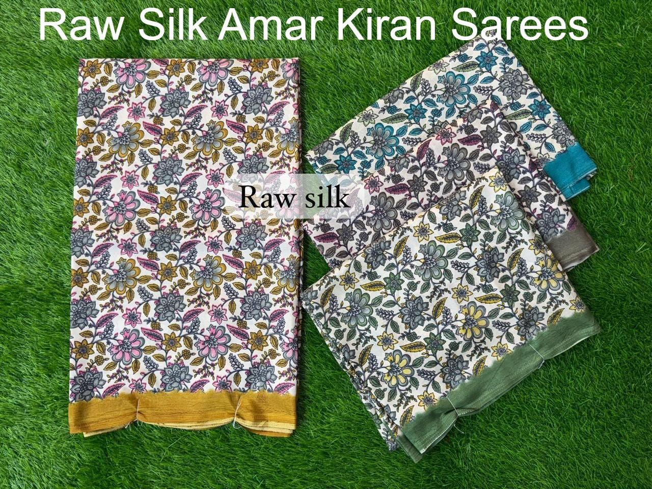 Raw Silk Amar Kiran Sarees Wholesale Rate