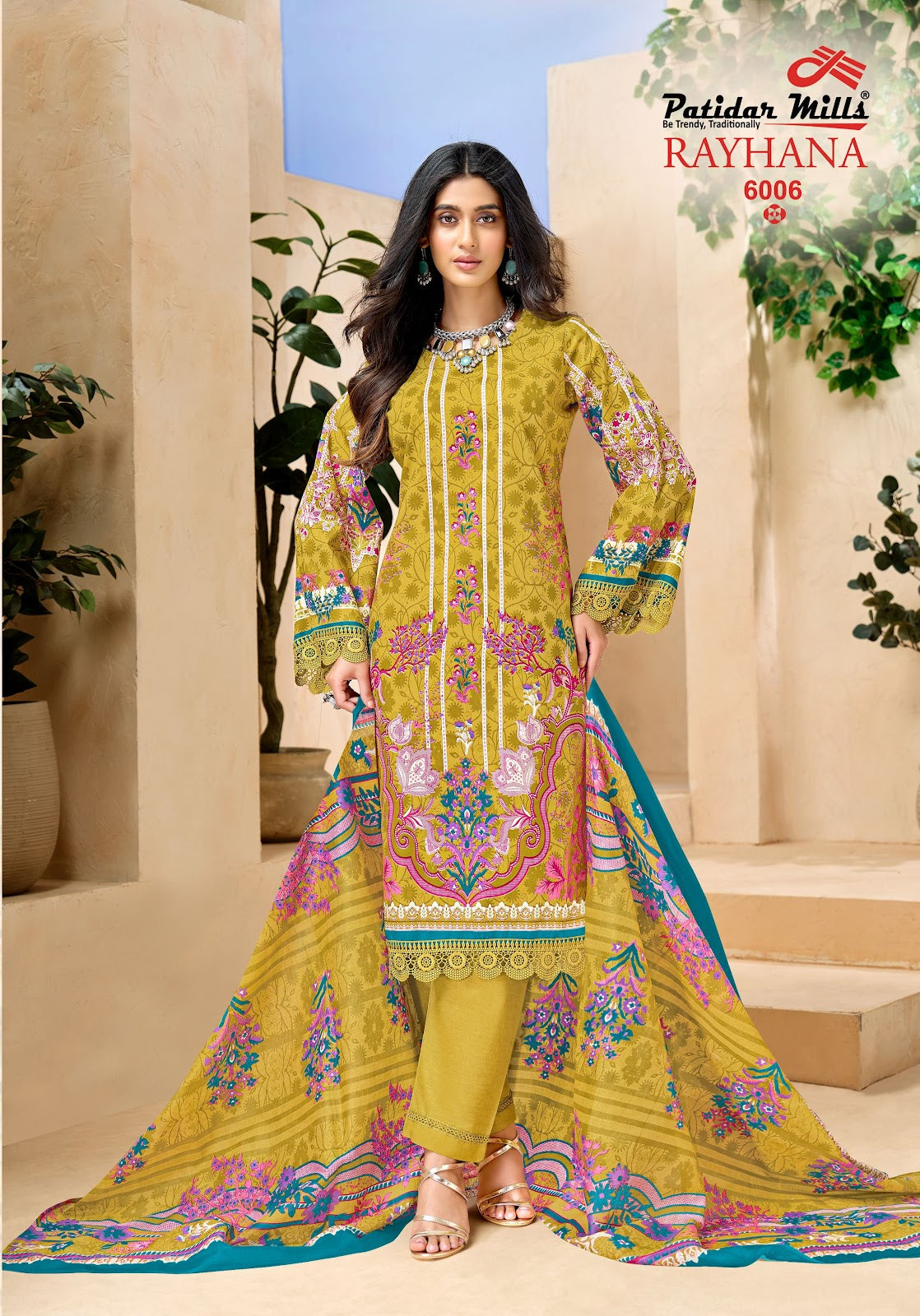 Rayhana Vol 2 Patidar Mills Cotton Karachi Salwar Suits Supplier
