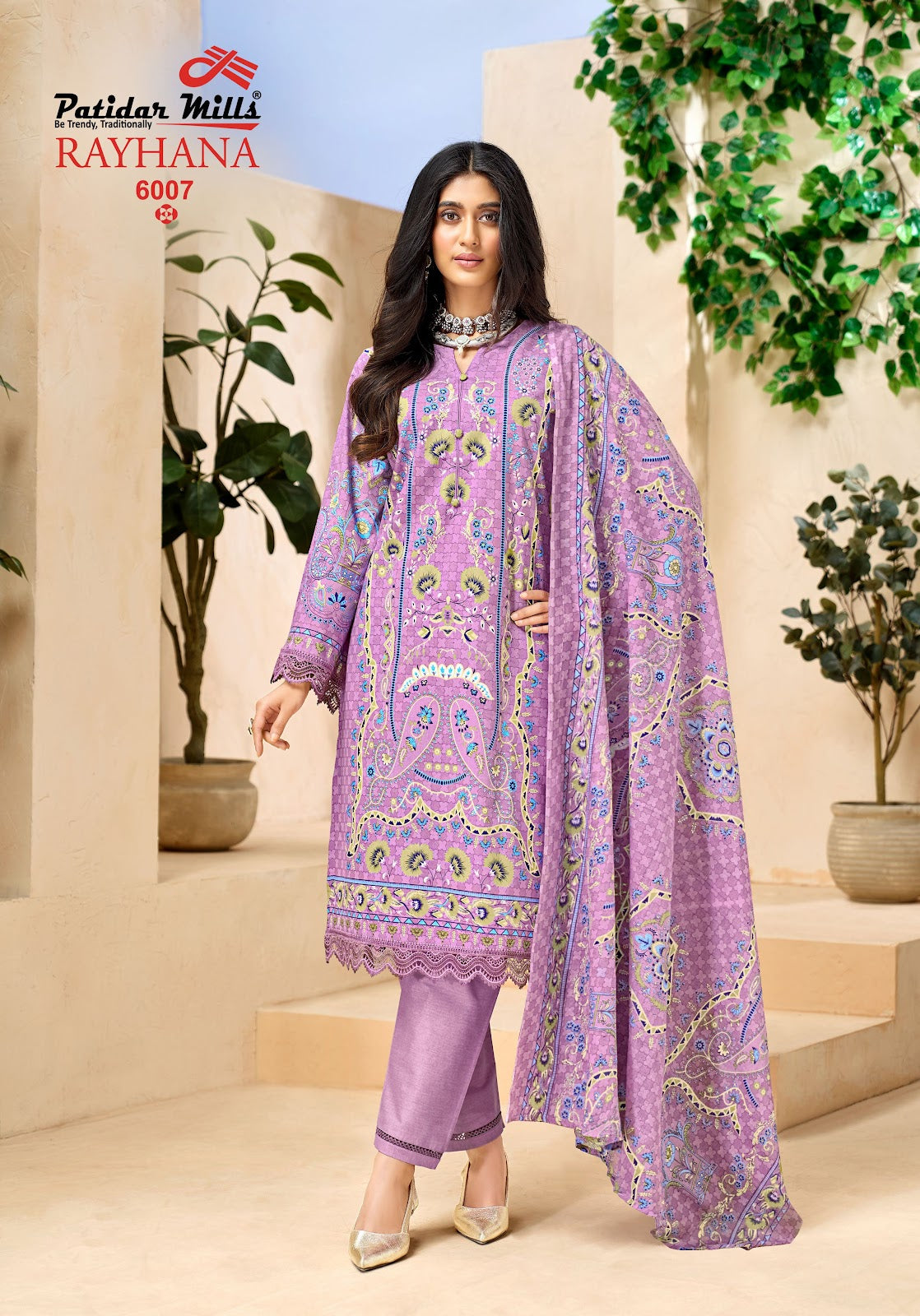 Rayhana Vol 2 Patidar Mills Cotton Karachi Salwar Suits Supplier