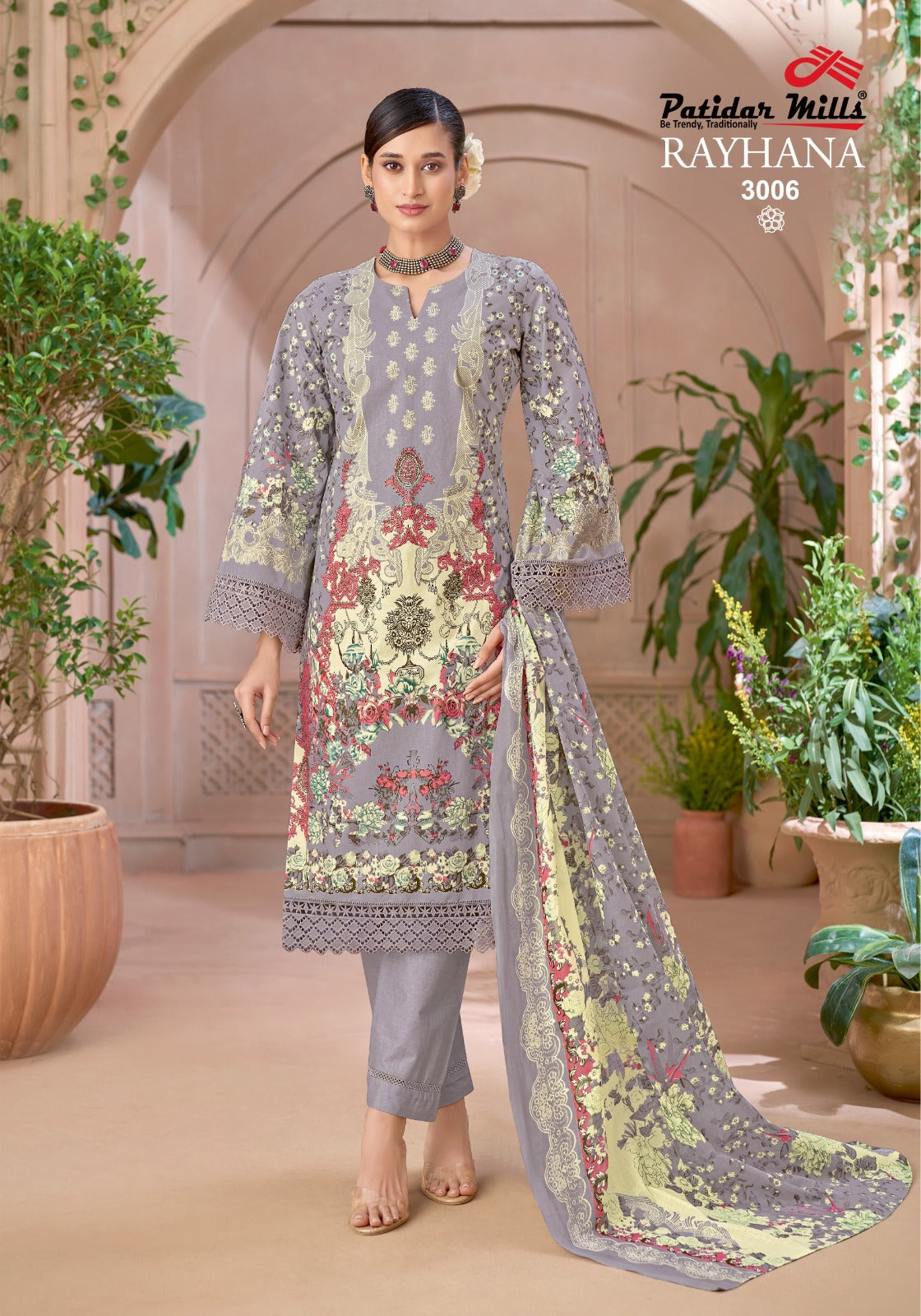 Rayhana Vol 3 Patidar Mills Cotton Karachi Salwar Suits Manufacturer Ahmedabad
