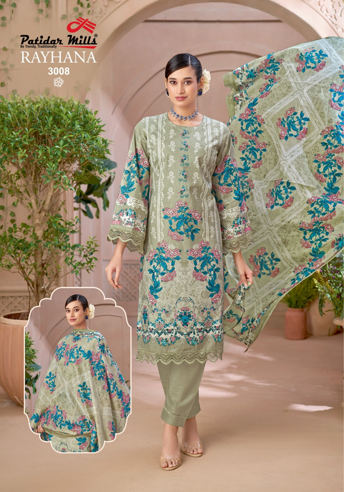 Rayhana Vol 3 Patidar Mills Cotton Karachi Salwar Suits Manufacturer Ahmedabad