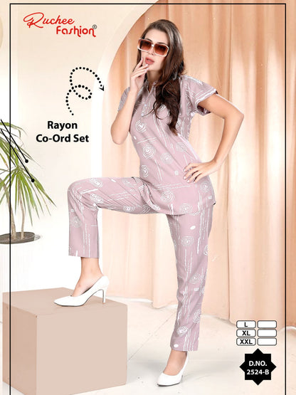 Rayon 010125 Ruchee Fashion Co Ord Set Wholesaler India