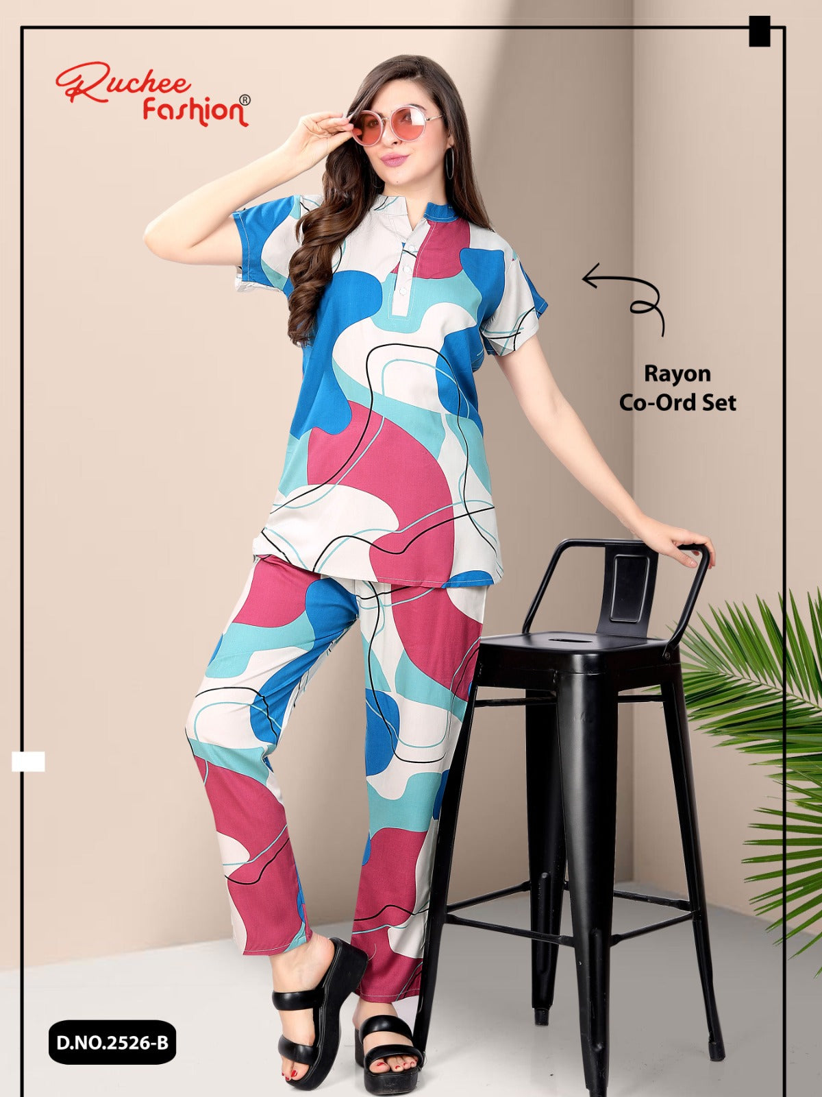 Rayon 010125 Ruchee Fashion Co Ord Set Wholesaler India