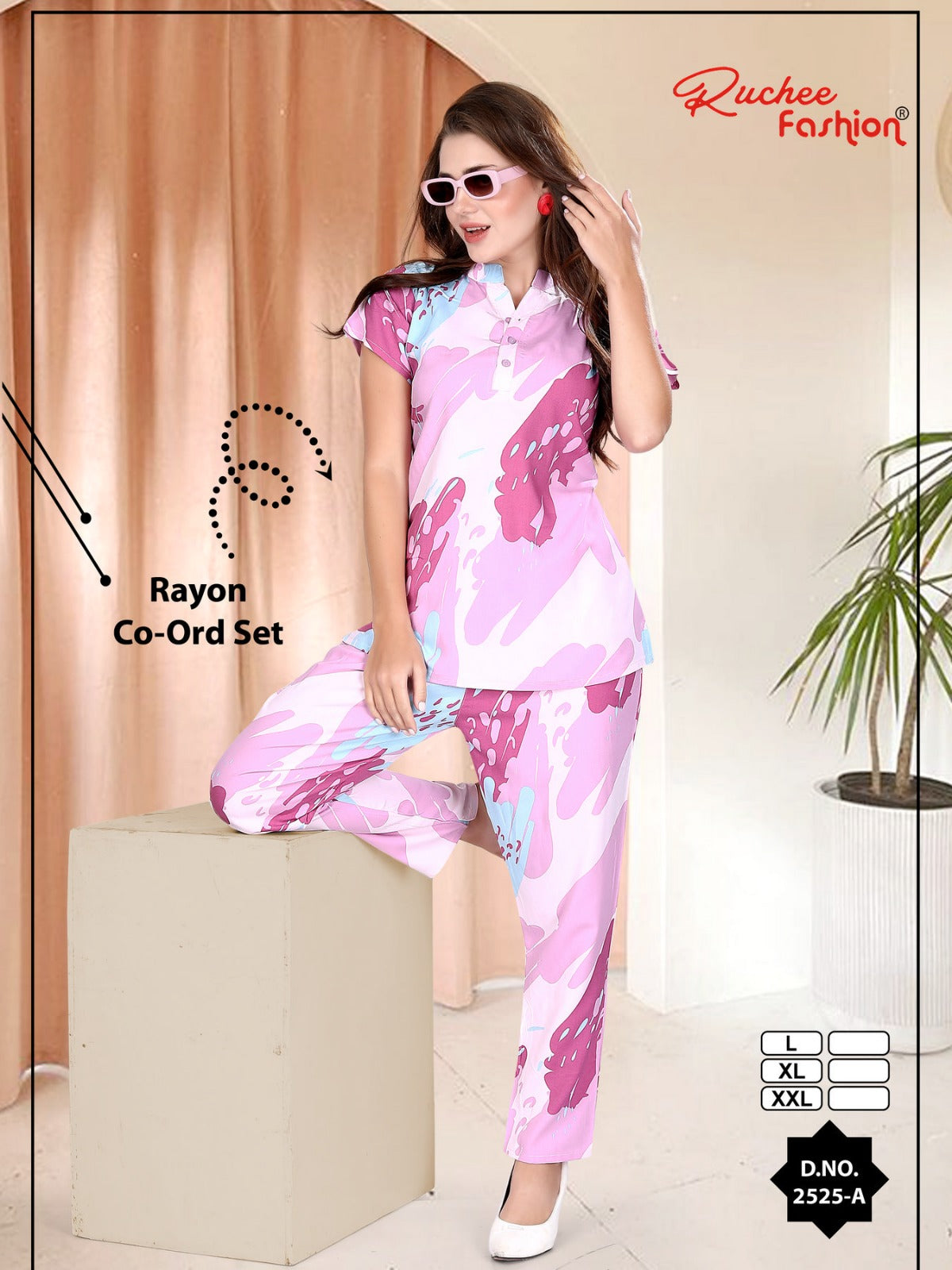 Rayon 010125 Ruchee Fashion Co Ord Set Wholesaler India