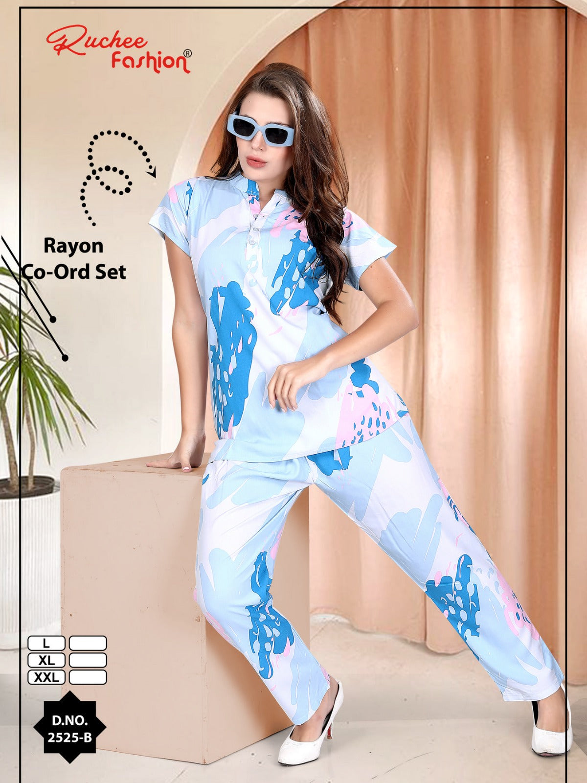 Rayon 010125 Ruchee Fashion Co Ord Set Wholesaler India