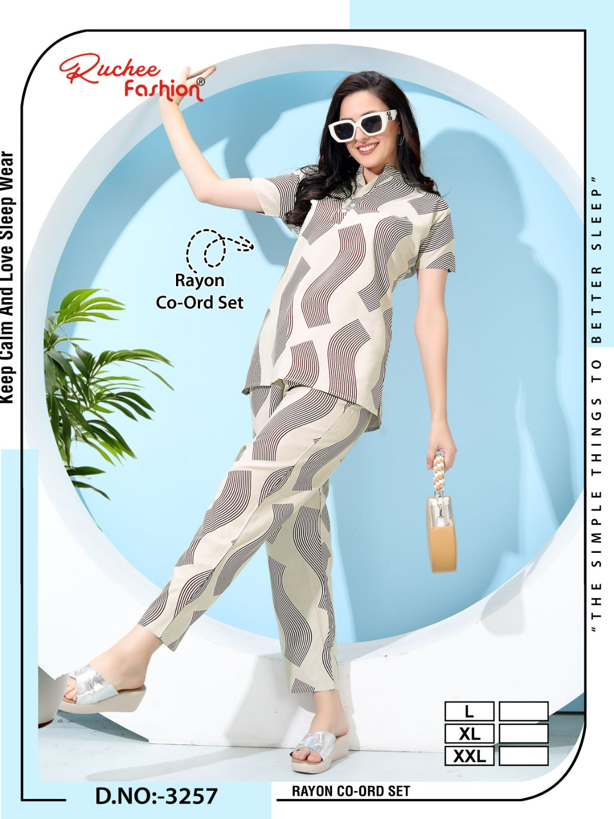 Rayon 020625 Ruchee Fashion Co Ord Set Manufacturer