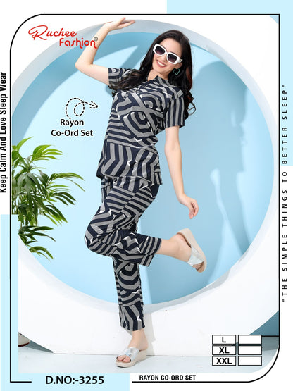Rayon 020625 Ruchee Fashion Co Ord Set Manufacturer