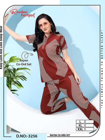 Rayon 020625 Ruchee Fashion Co Ord Set Manufacturer