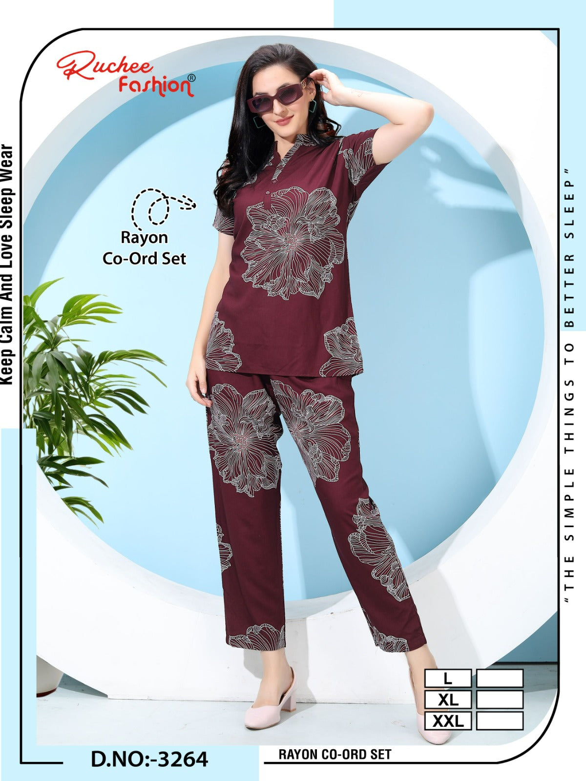 Rayon 020625 Ruchee Fashion Co Ord Set Manufacturer