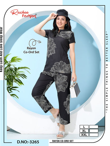 Rayon 020625 Ruchee Fashion Co Ord Set Manufacturer