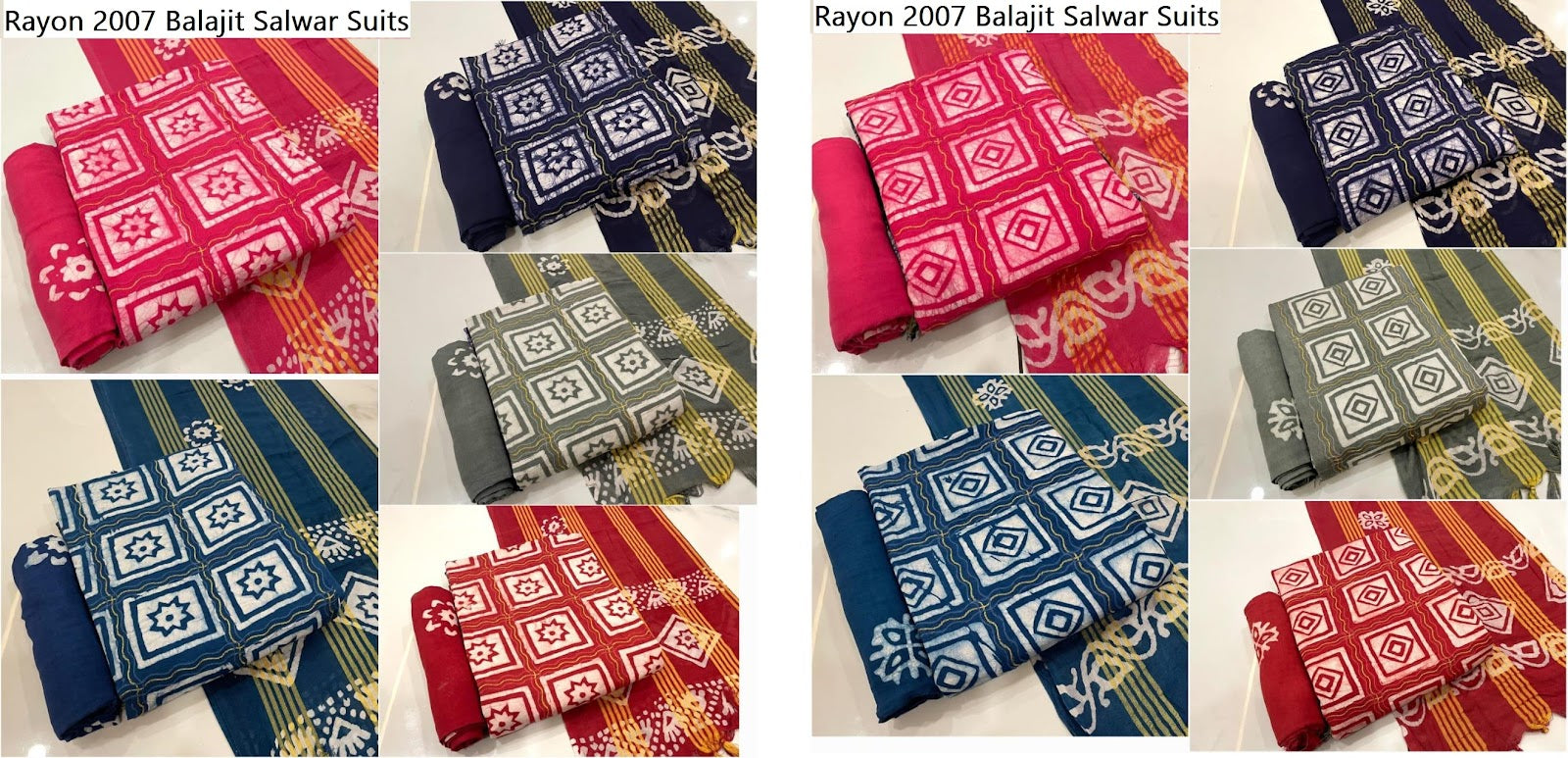 Rayon 2007 Balajit Salwar Suits Manufacturer