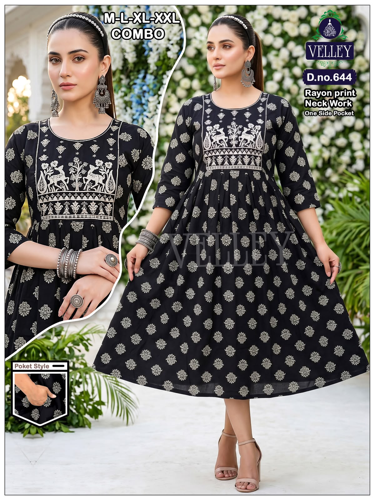 Rayon 2508 Velley Anarkali Kurtis Supplier Gujarat