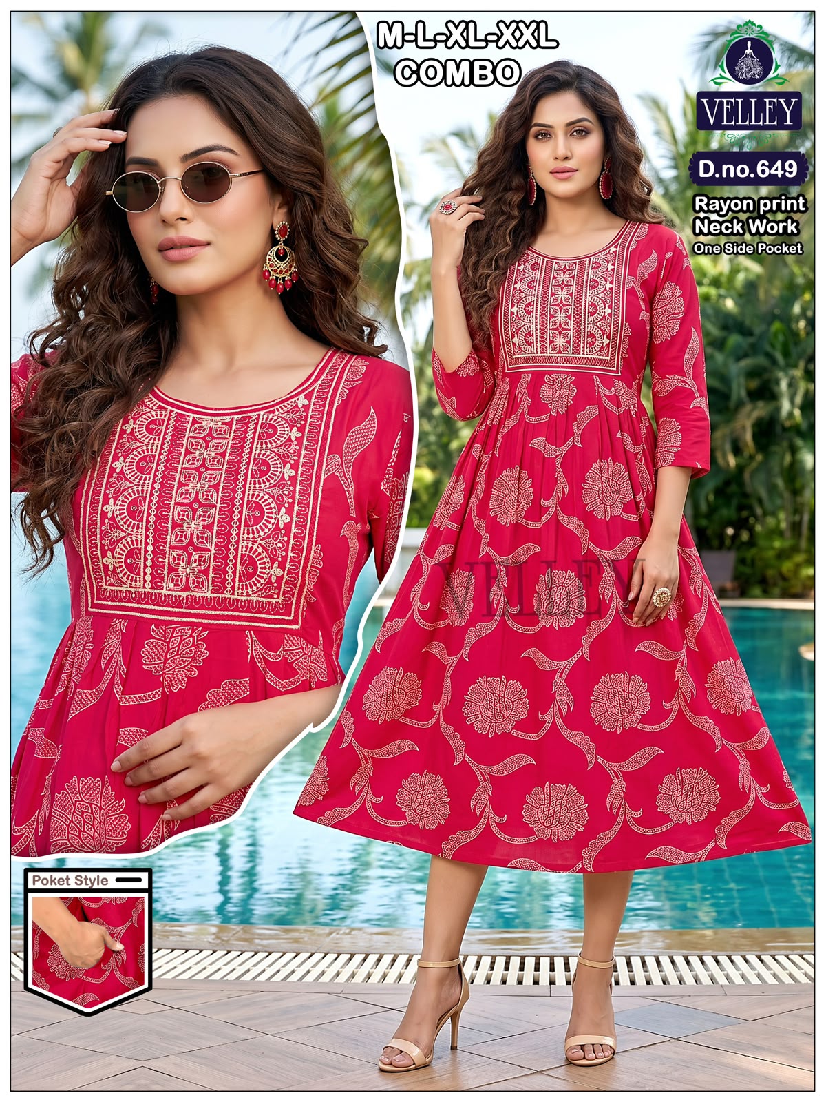 Rayon 2508 Velley Anarkali Kurtis Supplier Gujarat