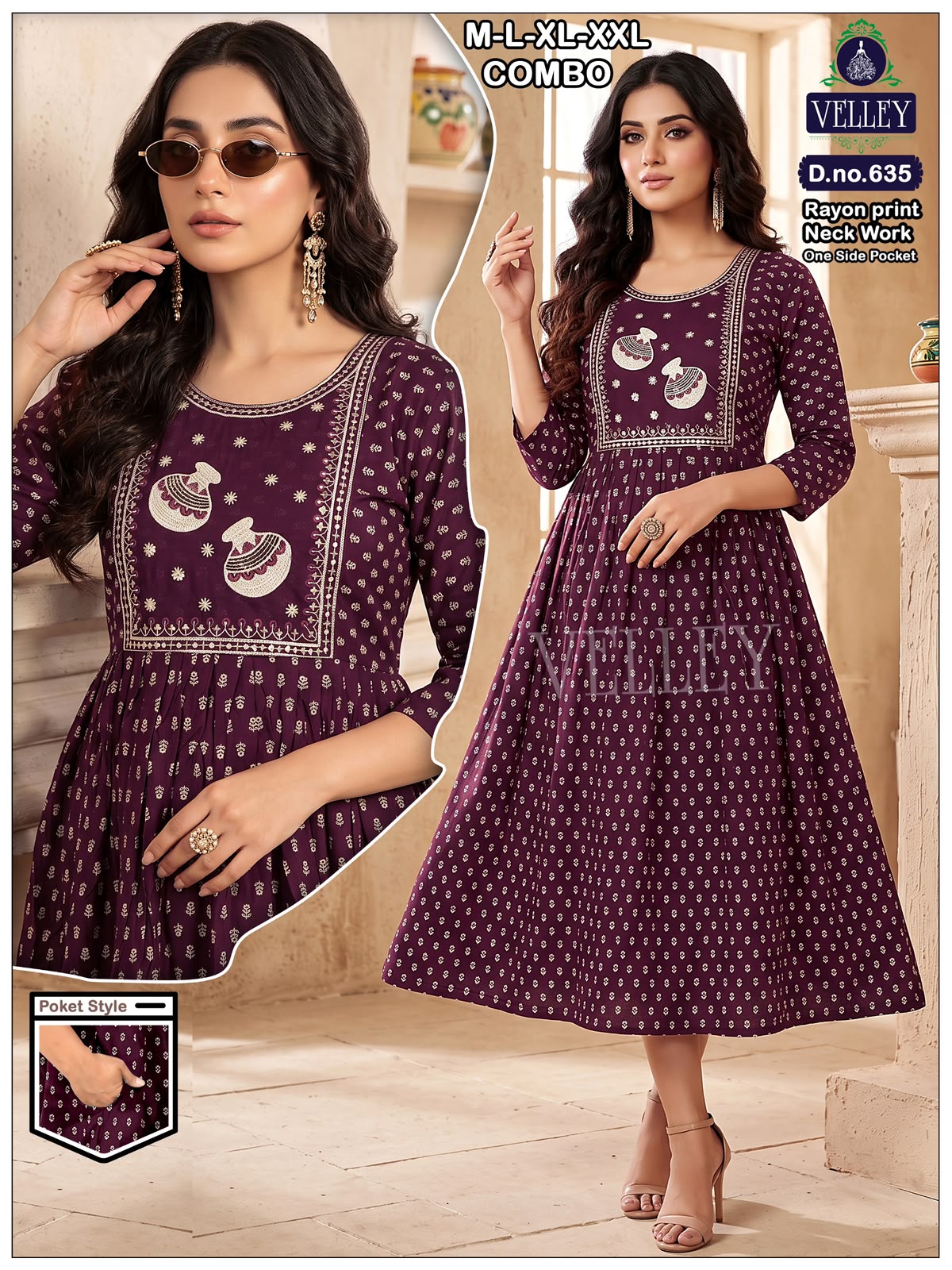 Rayon 2508 Velley Anarkali Kurtis Supplier Gujarat