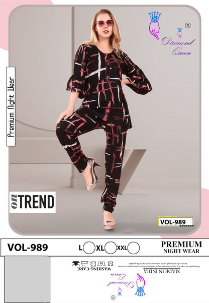 Rayon 2509 Diamond Queen Co Ord Set Exporter India