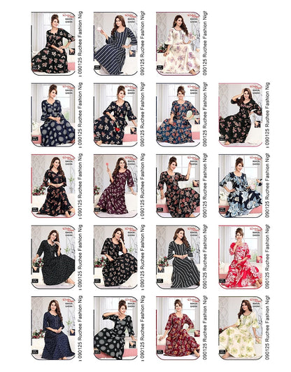 Triveni 090125 Zoya Chikan Anarkali Kurtis Wholesaler Ahmedabad