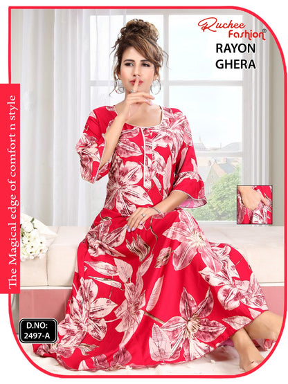 Triveni 090125 Zoya Chikan Anarkali Kurtis Wholesaler Ahmedabad