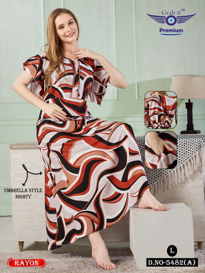 Rayon Umbrella 201224 Grab It Night Gowns Manufacturer