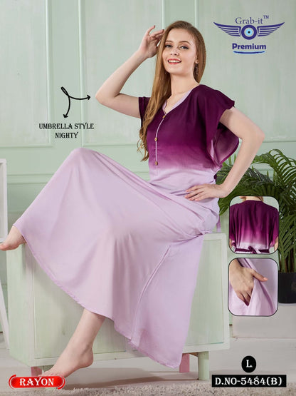 Rayon Umbrella 201224 Grab It Night Gowns Manufacturer