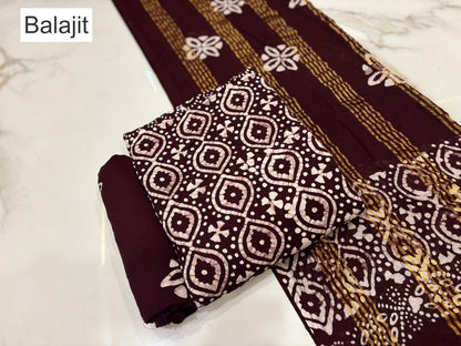 Rayon Wax Batik 2008 Balajit Rayon 14Kg Salwar Suits Exporter India