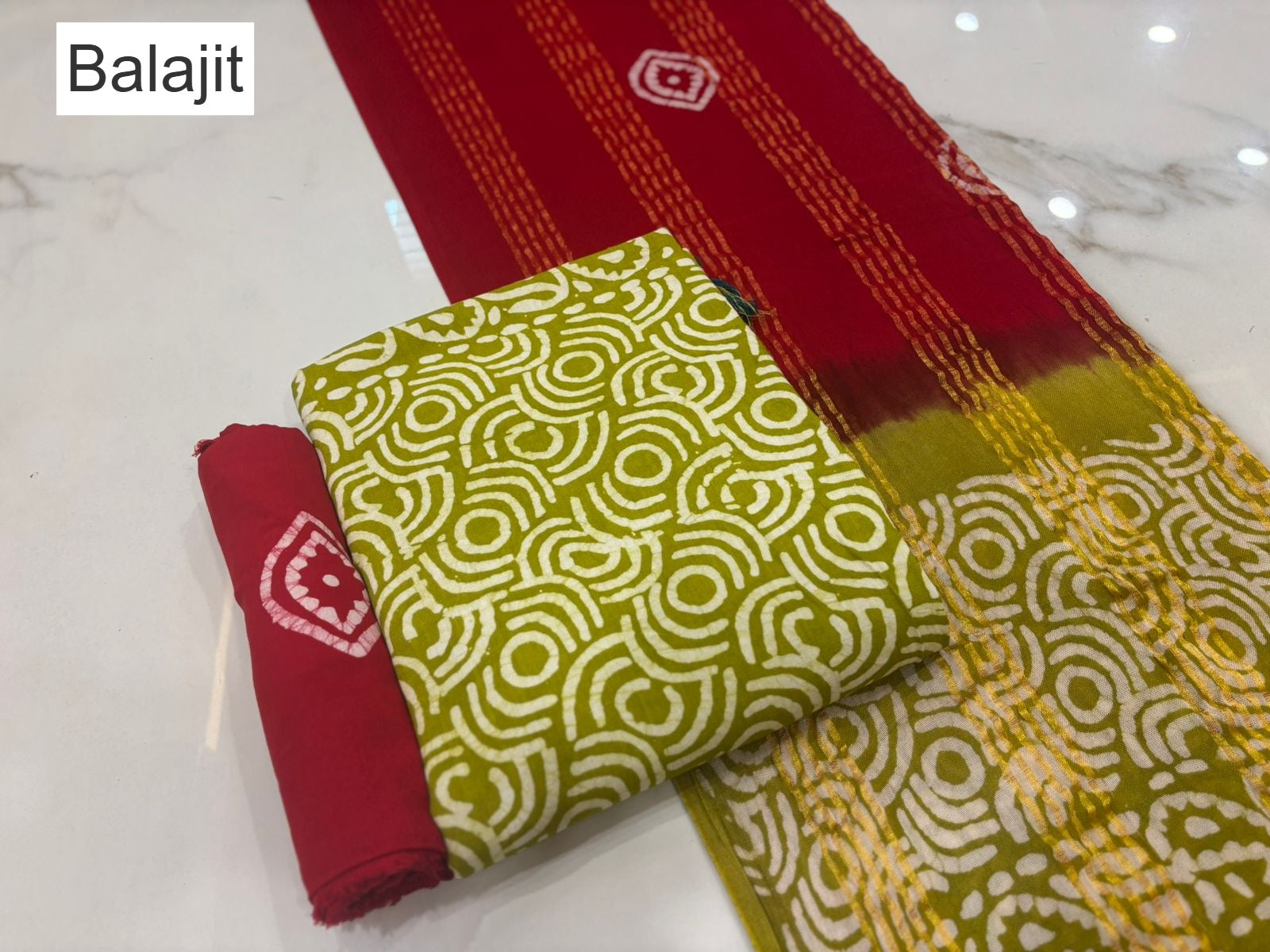 Rayon Wax Batik 2008 Balajit Rayon 14Kg Salwar Suits Exporter India