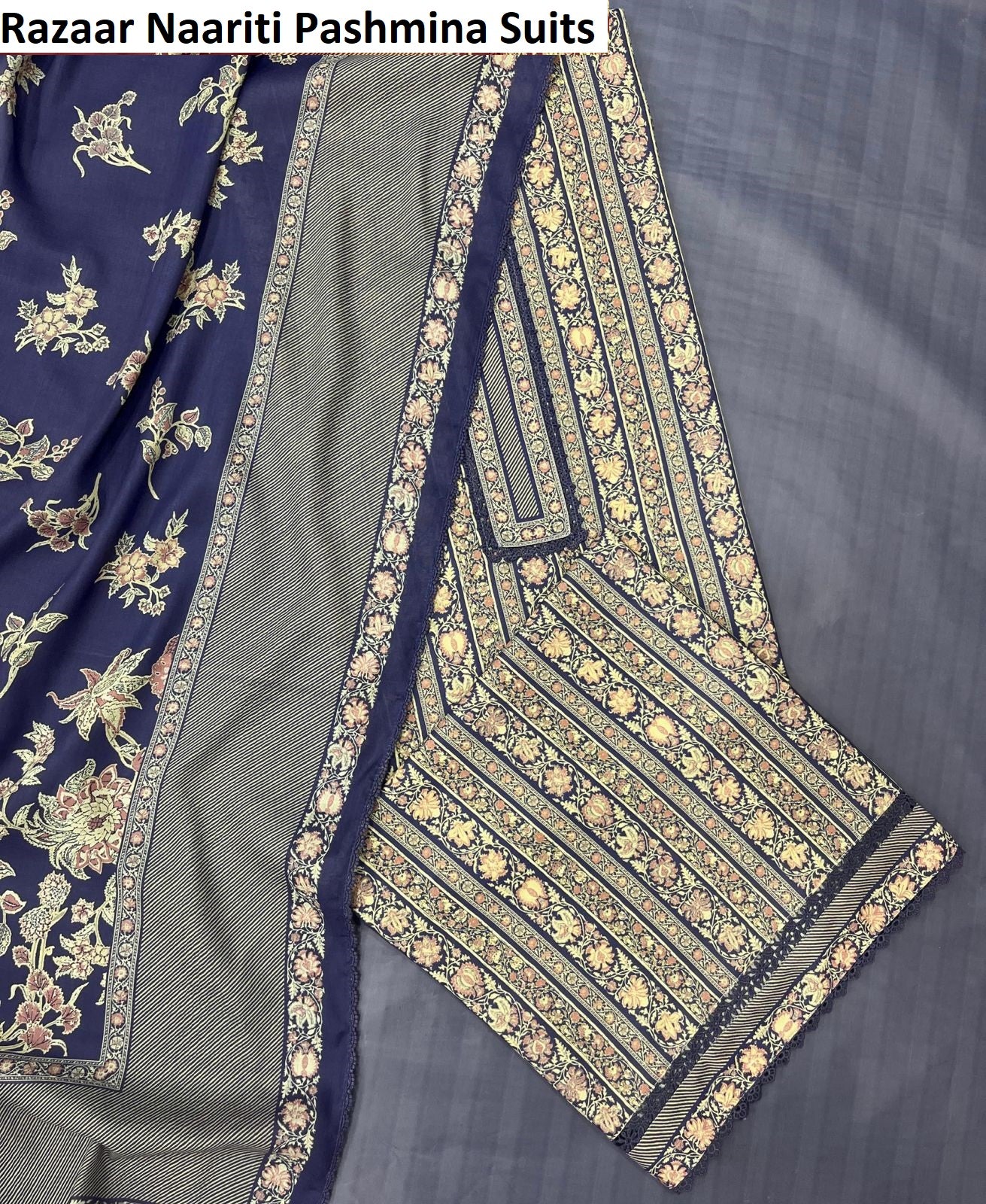 Razaar Naariti Pashmina Suits Exporter India