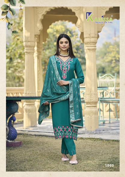 Razia Karissa Viscose Silk Readymade Pant Style Suits Manufacturer Ahmedabad