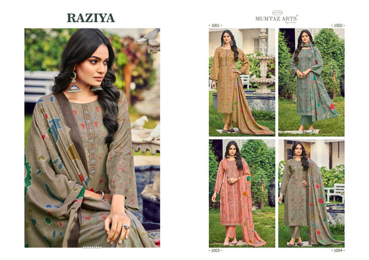 Raziya Mumtaz Arts Cambric Lawn Karachi Salwar Suits Wholesaler