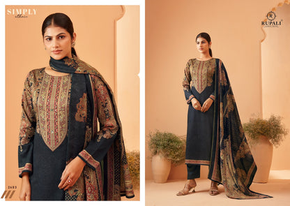 Raziya Rupali Jam Satin Pant Style Suits Wholesale Rate