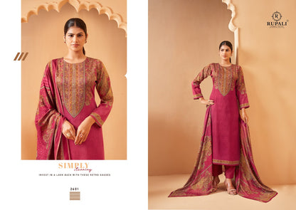 Raziya Rupali Jam Satin Pant Style Suits Wholesale Rate