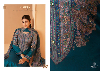 Raziya Rupali Jam Satin Pant Style Suits Wholesale Rate