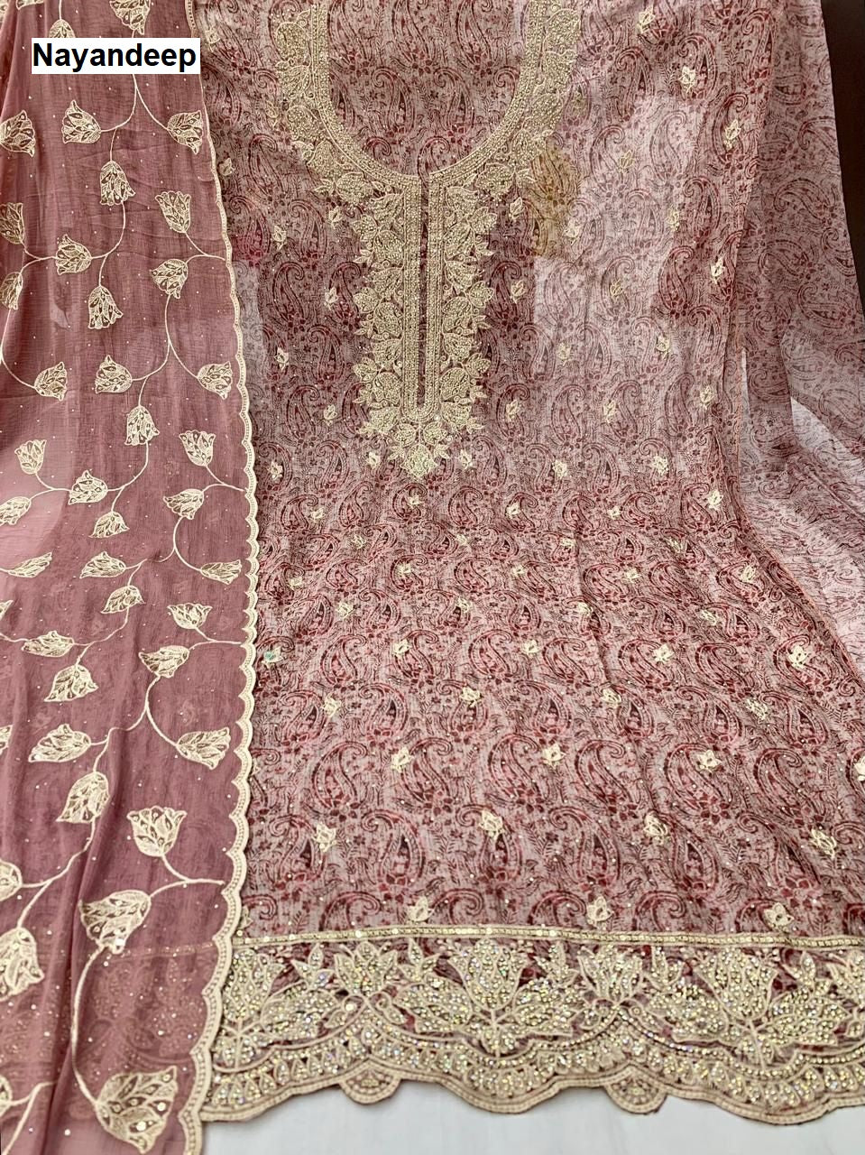 Real Juice Nayandeep Organza Salwar Suits Exporter Gujarat