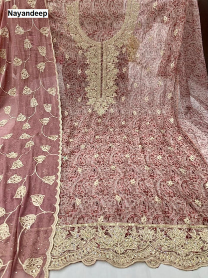 Real Juice Nayandeep Organza Salwar Suits Exporter Gujarat