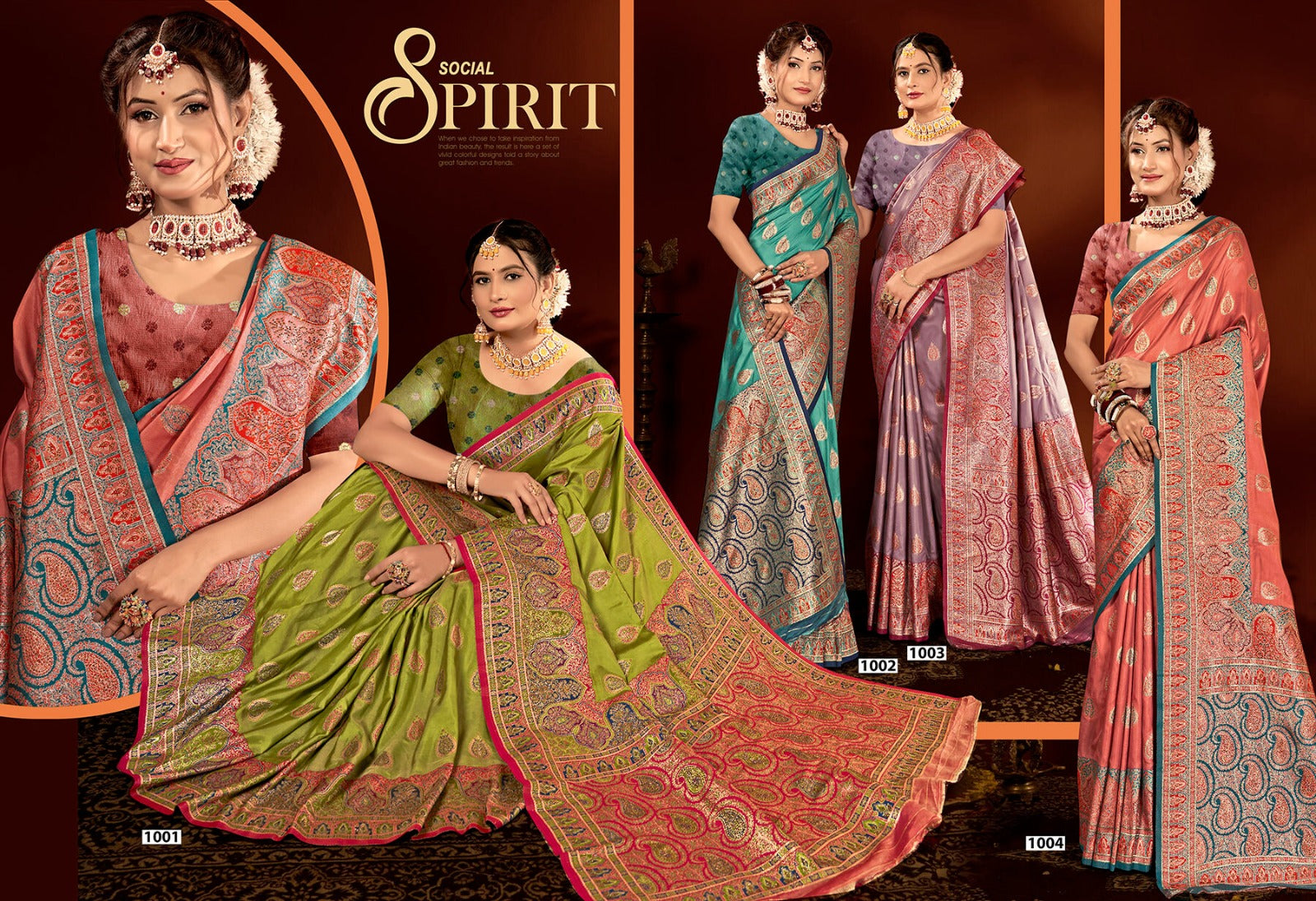 Red Carpet Silk Saroski Vol 1 Saroj Sarees Wholesale