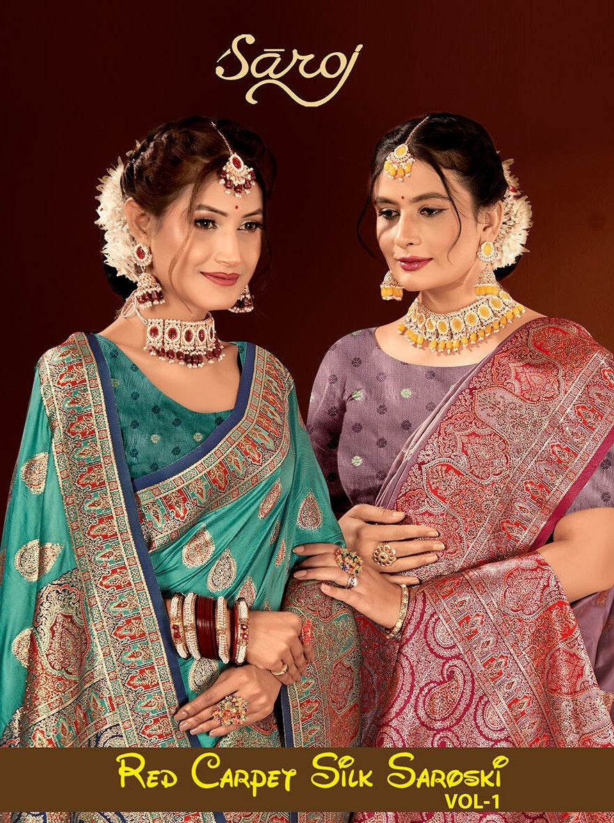 Red Carpet Silk Saroski Vol 1 Saroj Sarees Wholesale