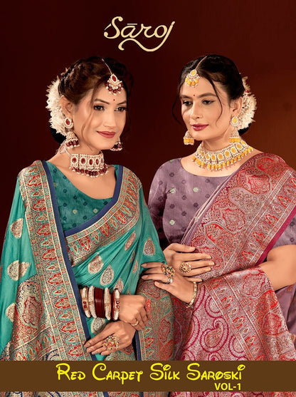 Red Carpet Silk Saroski Vol 1 Saroj Sarees Wholesale