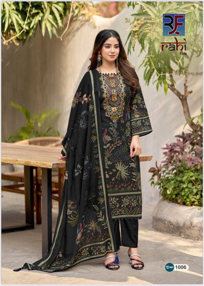 Red Orchid Rahi Fab Cotton Karachi Salwar Suits Wholesaler