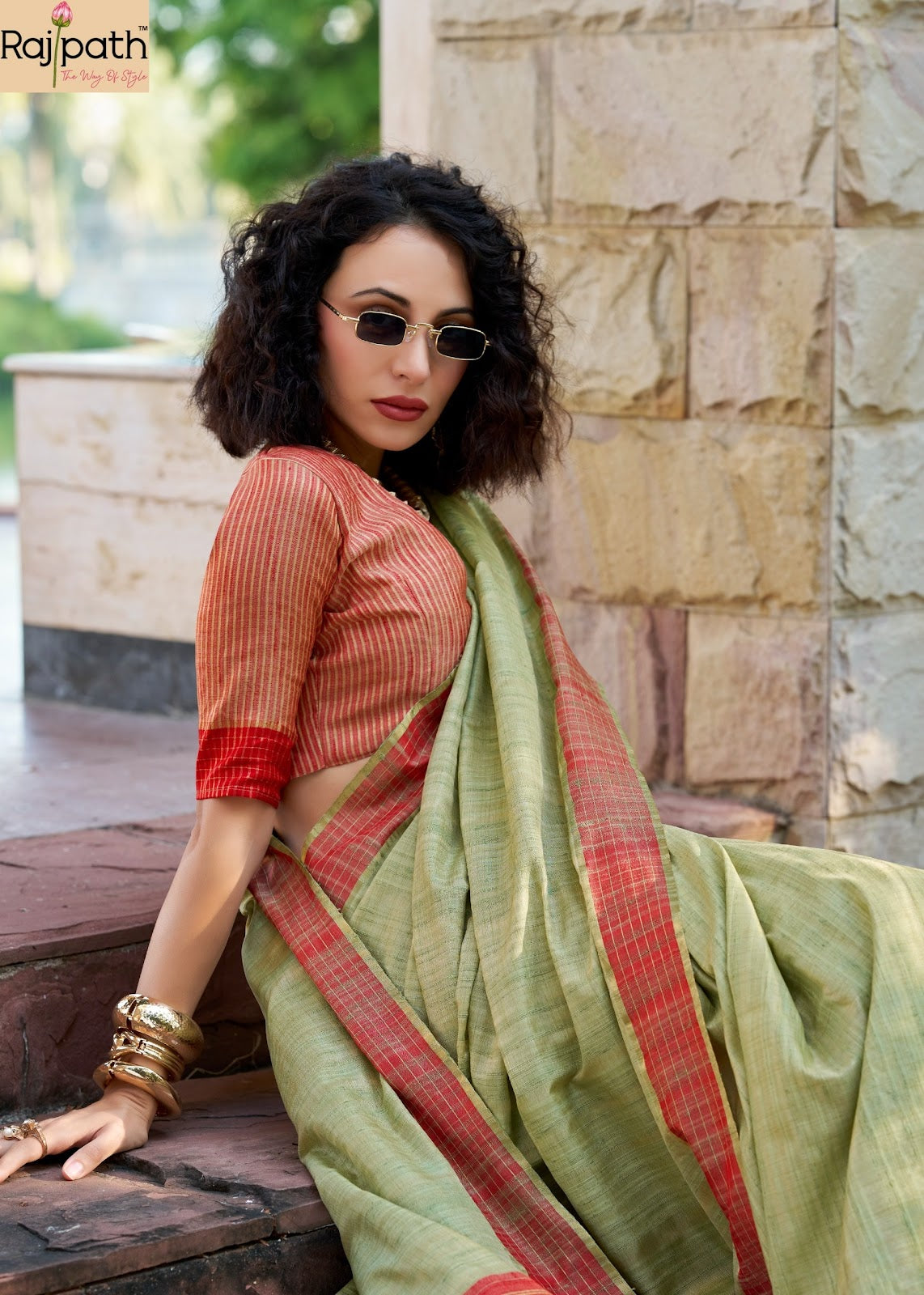 Redbull 940001 To 940006 Rajpath Handloom Sarees Wholesale Rate