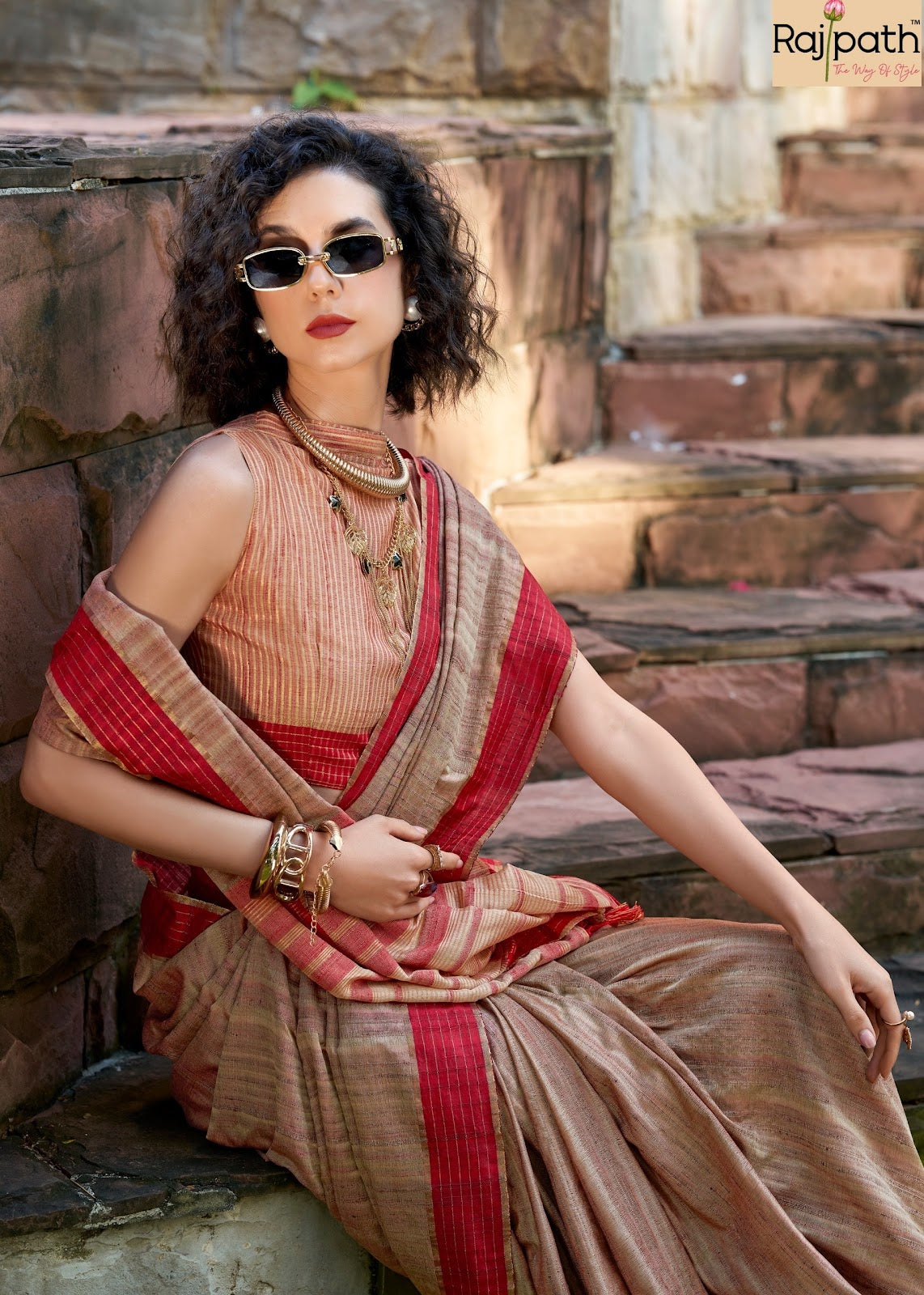 Redbull 940001 To 940006 Rajpath Handloom Sarees Wholesale Rate